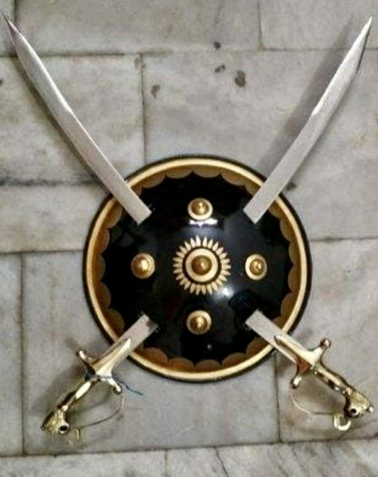 Dhal Talwar Set -swords with shield